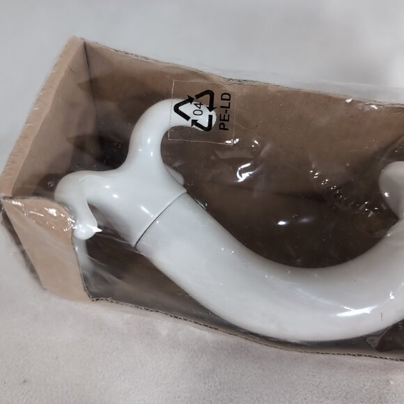 IKEA Periskop Hook Vintage White NEW in Box Metal 558.069.10 Bath Wall RARE - Picture 2 of 8